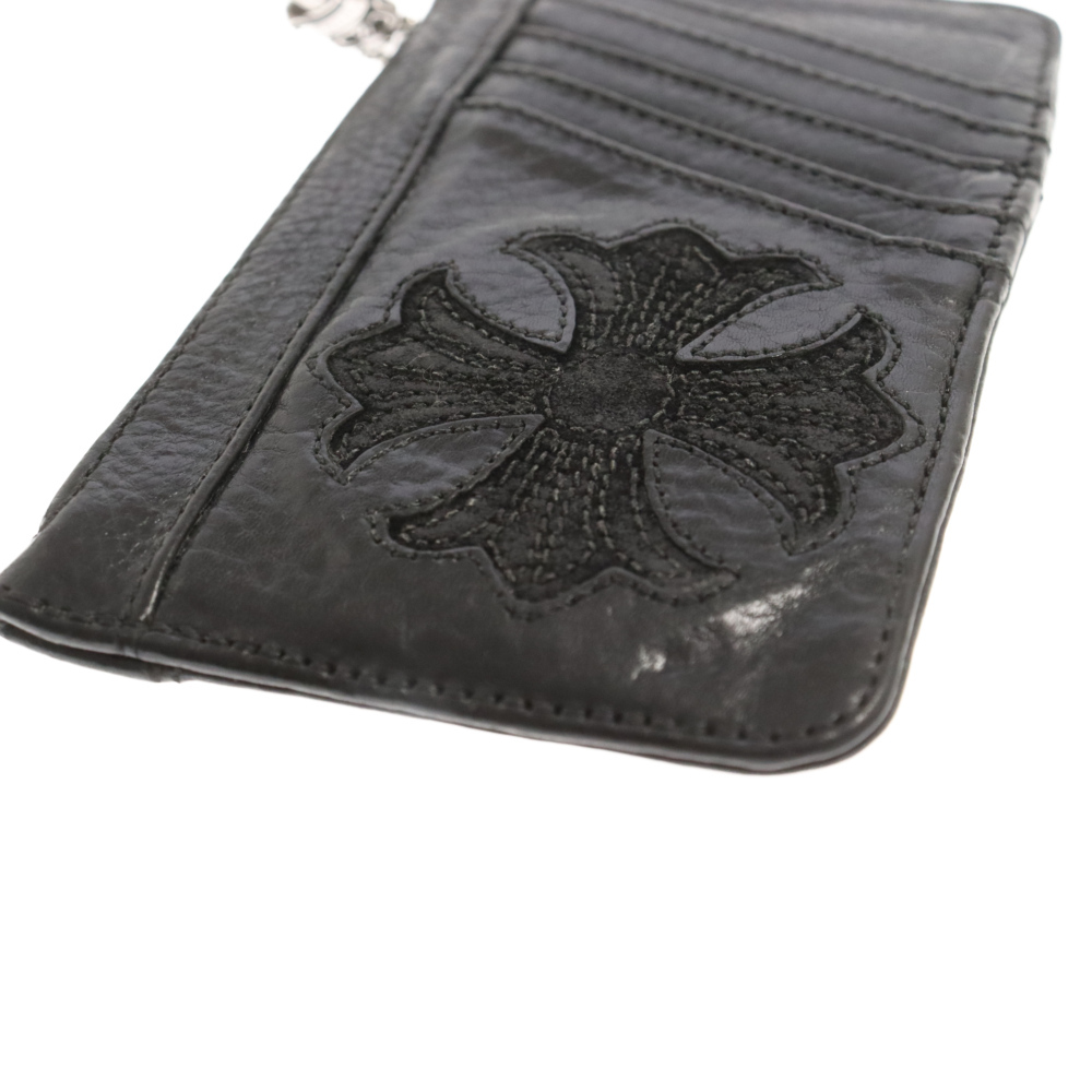 CHROME HEARTS クロムハーツ EASY MONEY WALLET CHプラスパッチ イージー マネー ウォレット ブラック_画像6