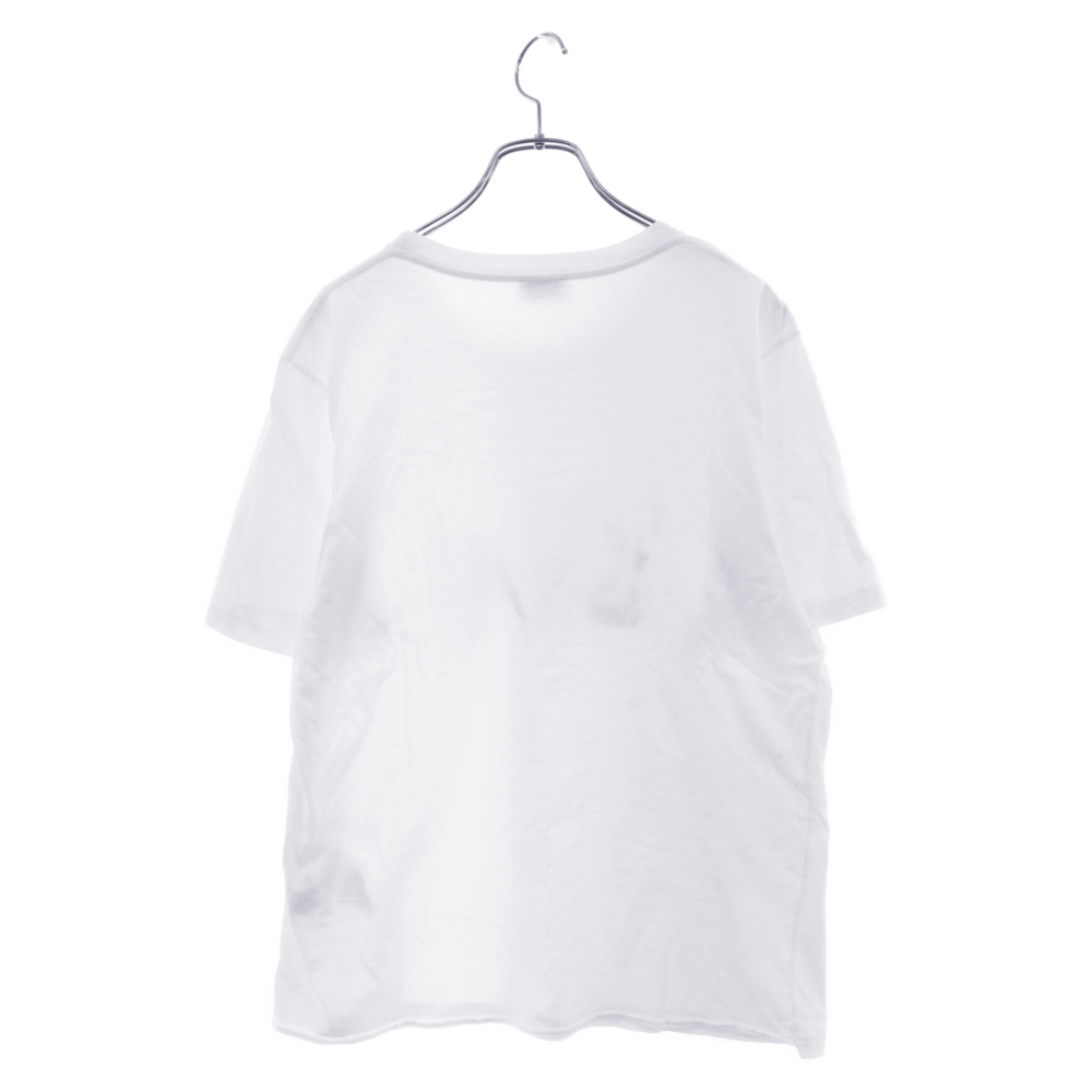SAINT LAURENT PARIS サンローランパリ 19S LOVE プリント コットン 半袖Tシャツ ホワイト 585351_画像2