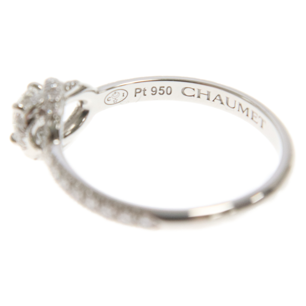 CHAUMET ショーメ リアンダムール Pt950 1Pダイヤ ダイヤ ソリテールリング J3LCZZ D 0.32ct-D-VVS2-EX_画像5