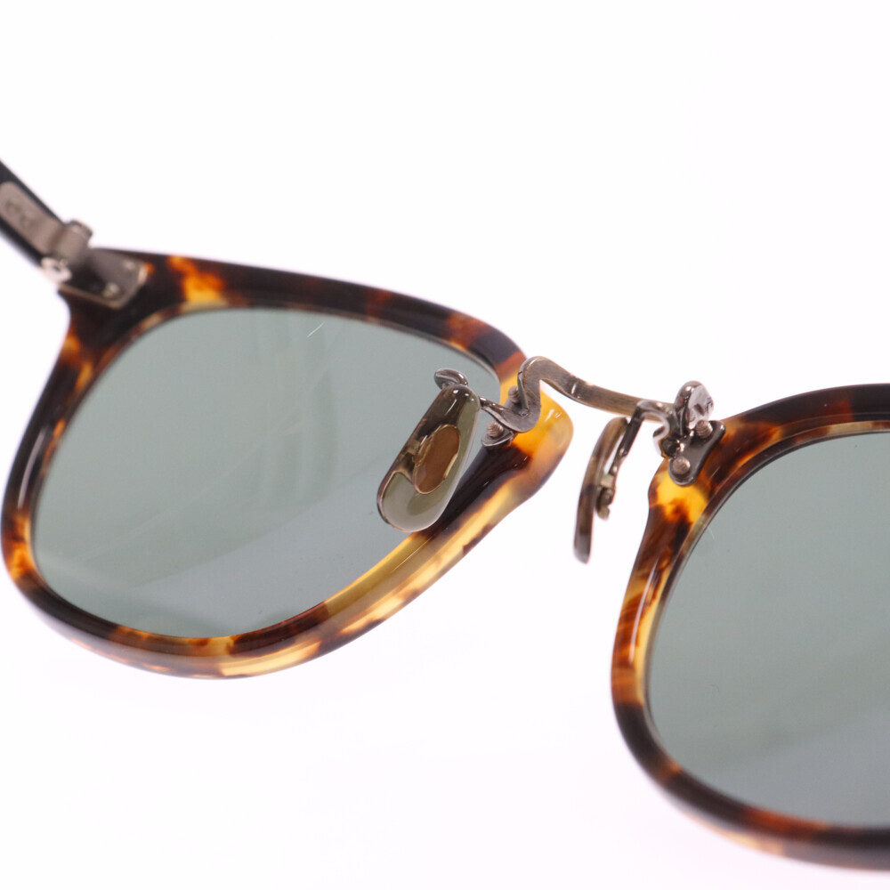 OLIVER PEOPLES オリバーピープルズ Hillerman DTB べっ甲柄 ボストン サングラス アイウェア ブラウン/ブラックの画像5