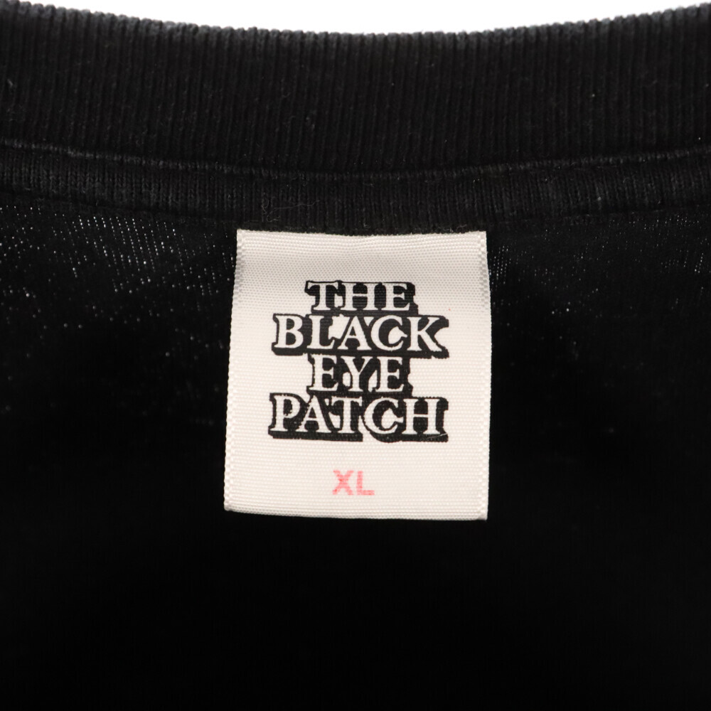THE BLACK EYE PATCH ブラックアイパッチ KUROGANTAI LOGO LS TEE 黒眼帯 バックロゴ長袖Tシャツ ブラック_画像5