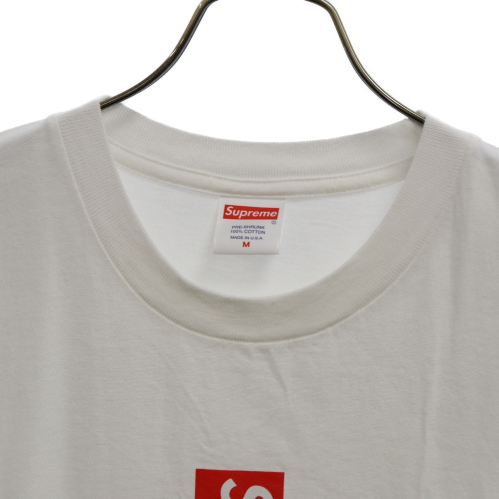 SUPREME シュプリーム 20AW Cross Box Logo Tee クロスボックスロゴTシャツ カットソー 半袖Tシャツ ホワイト_画像3