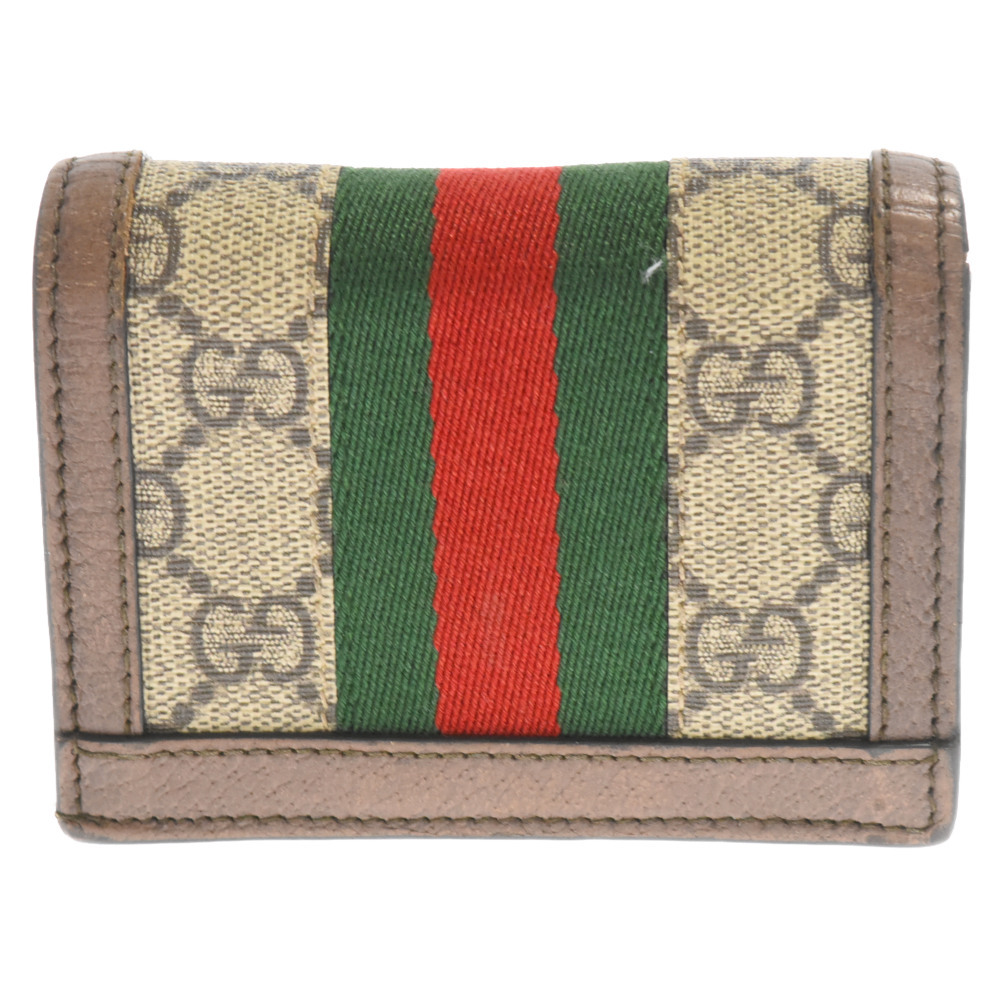 GUCCI グッチ オフディア 二つ折り財布 シェリーライン コンパクトウォレット GGスプリーム 8000 16000_画像2