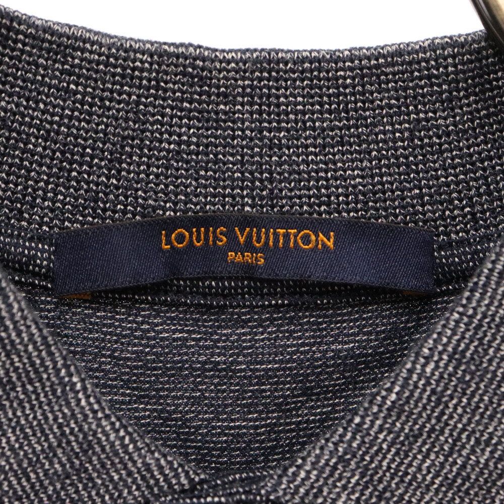 LOUIS VUITTON ルイヴィトン 18SS サークルロゴ 半袖ポロシャツ RM181M FMQ HEY22W ネイビー_画像3