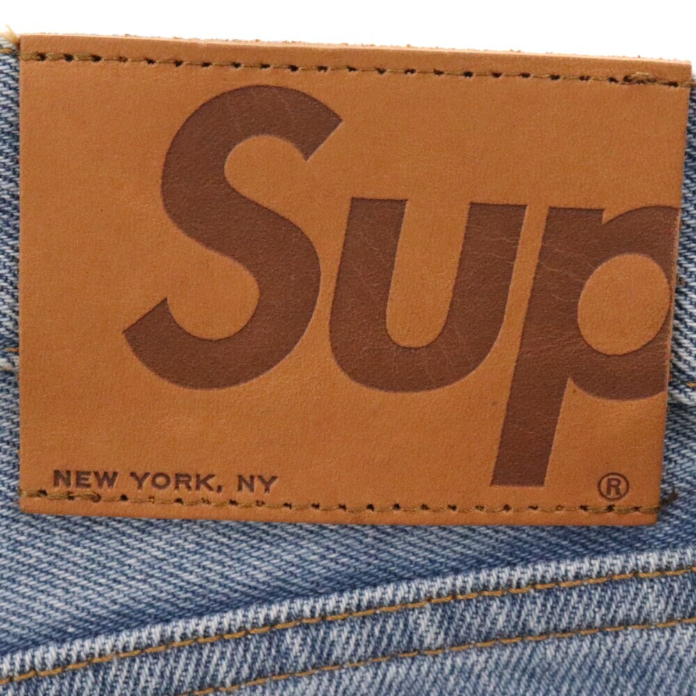 SUPREME シュプリーム 24SS STONE WASHED SLIM SELVEDGE JEAN ストーンウォッシュスリムセルヴィッジデニムパンツ ジーンズ インディゴ_画像3