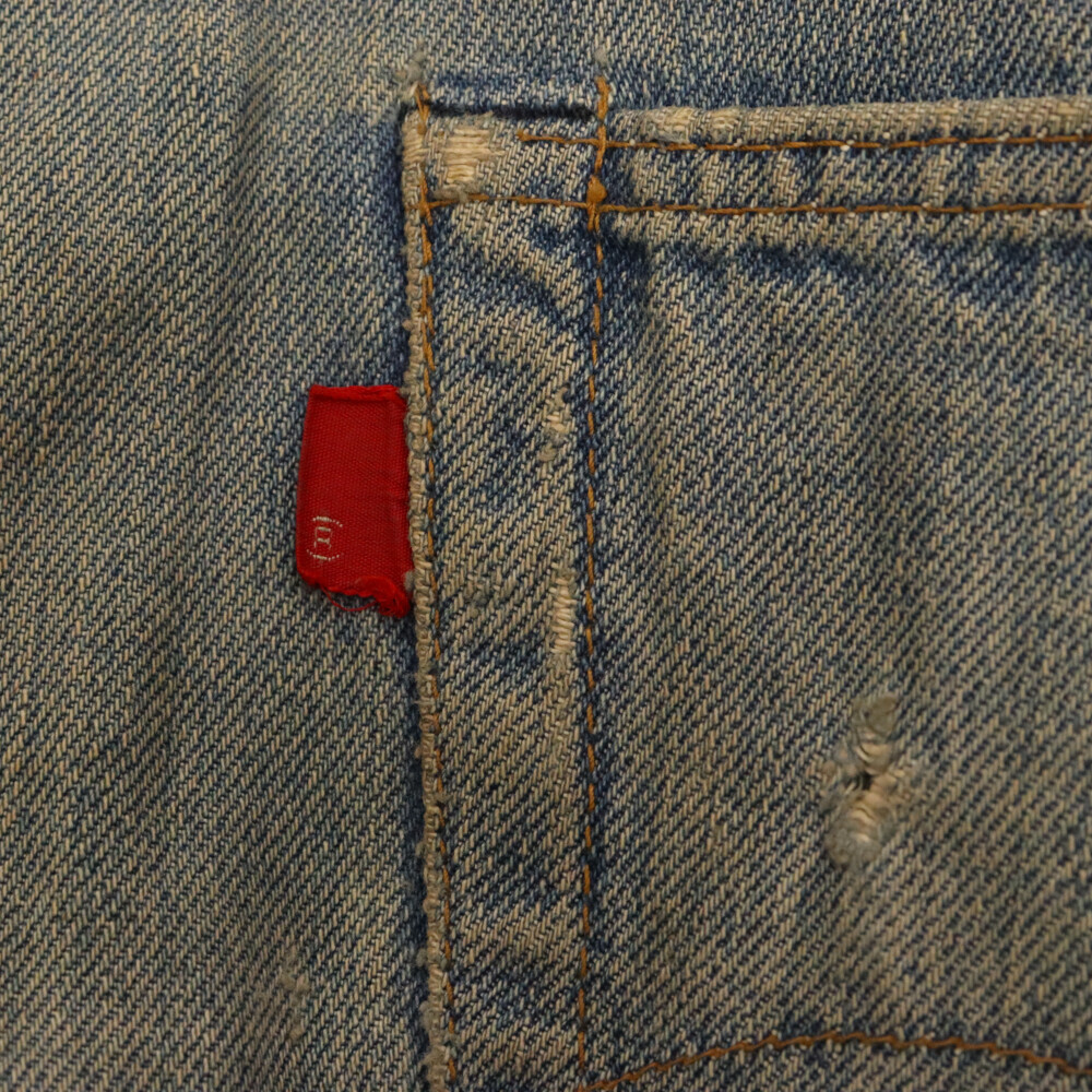 Levi's リーバイス VINTAGE ヴィンテージ 66前期 ボタン裏6 ブランクタブ デニム パンツ インディゴ_画像6