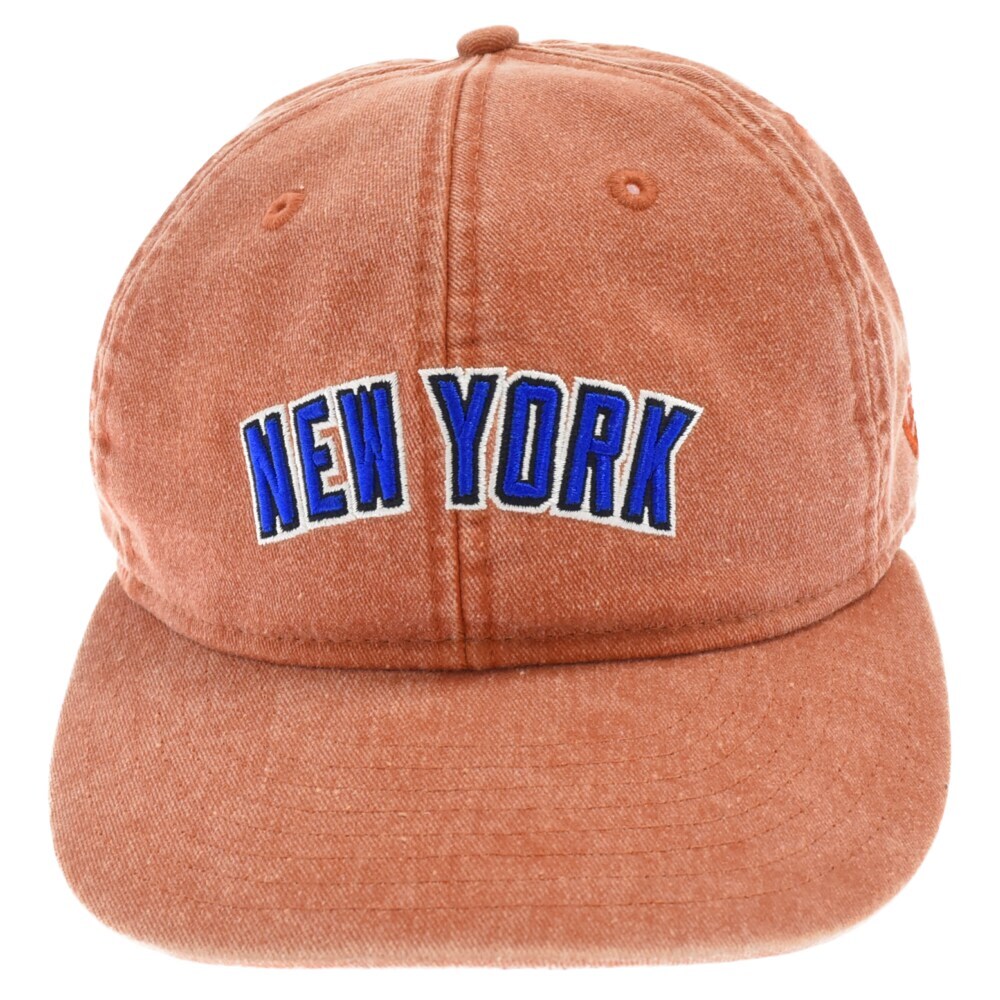 KITH キス×NEW ERA NEW YORK METS 9FIFTY CAP ニューエラ ニューヨークメッツ ロゴベースボールキャップ オレンジ_画像4