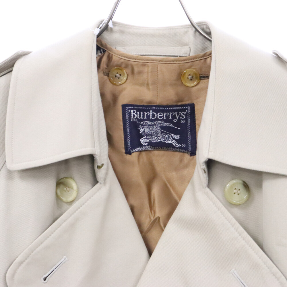 BURBERRYS バーバリーズ 90s ライナー付き トレンチコート ステンカラー コート ベージュ_画像3