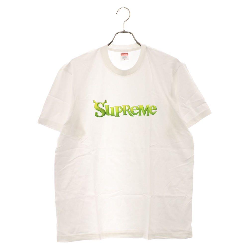 SUPREME シュプリーム 21SS Shrek TEE シュレック ロゴプリント クルーネック 半袖 Tシャツ ホワイト_画像1