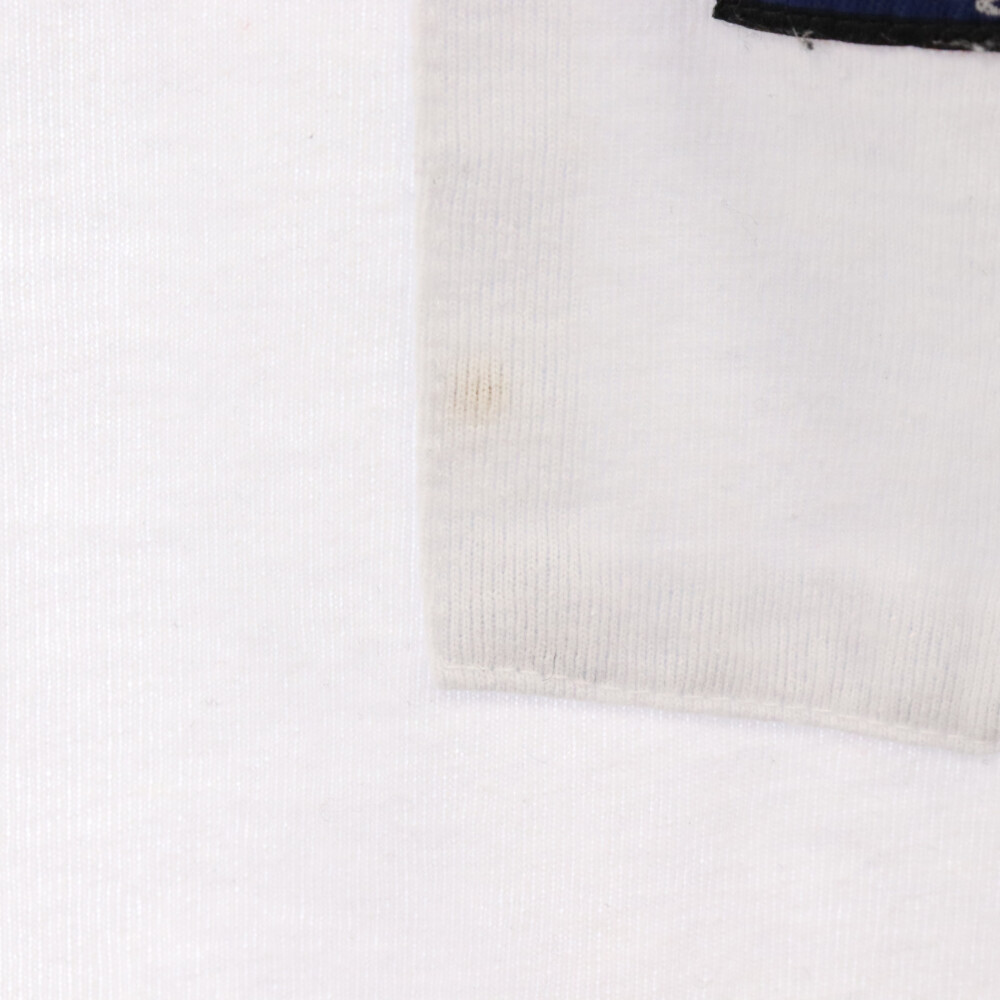 PATAGONIA パタゴニア ボードショーツ ラベル ポケット スクエアロゴ クルーネック半袖Tシャツカットソー ホワイト 38510の画像4