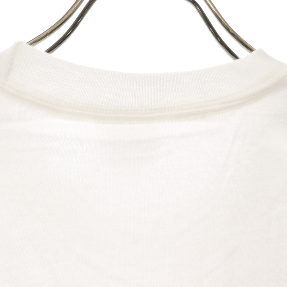 シュプリーム 20AW x ヨウジヤマモト スクリブル ポートレート プリント クルーネック 半袖 Tシャツ ホワイト_画像4