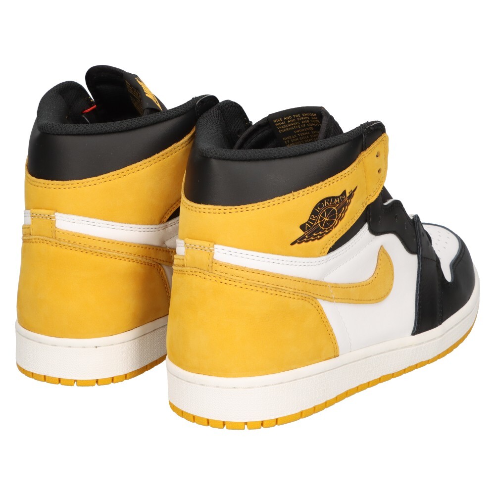 NIKE ナイキ AIR JORDAN 1 RETRO HIGH OG YELLOW OCHRE エアジョーダンワン ハイカットスニーカー イエローオークル US11/29cm 555088-109_画像4