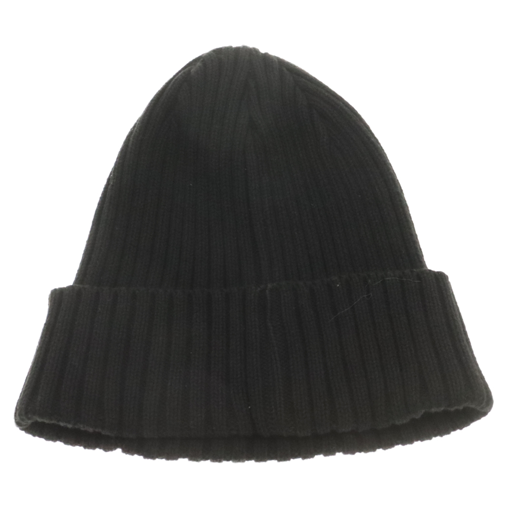 SUPREME シュプリーム 19SS Overdyed Beanie スモールボックスロゴ ニット帽 ビーニー ブラック_画像2