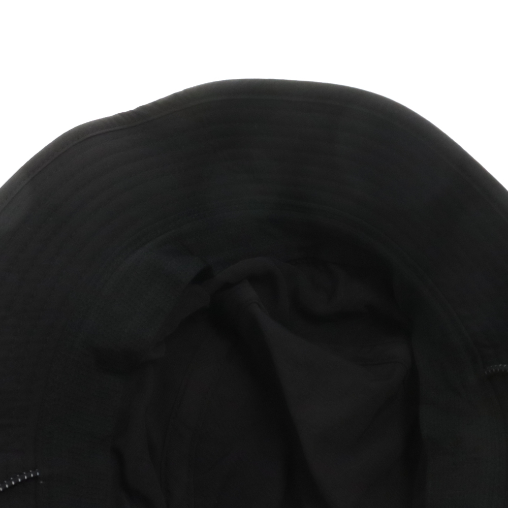 SUPREME シュプリーム 22SS×ザノースフェイス トレッキング クラッシャー ロゴ刺繍 バケットハット 帽子 ブラック NN02250I_画像6
