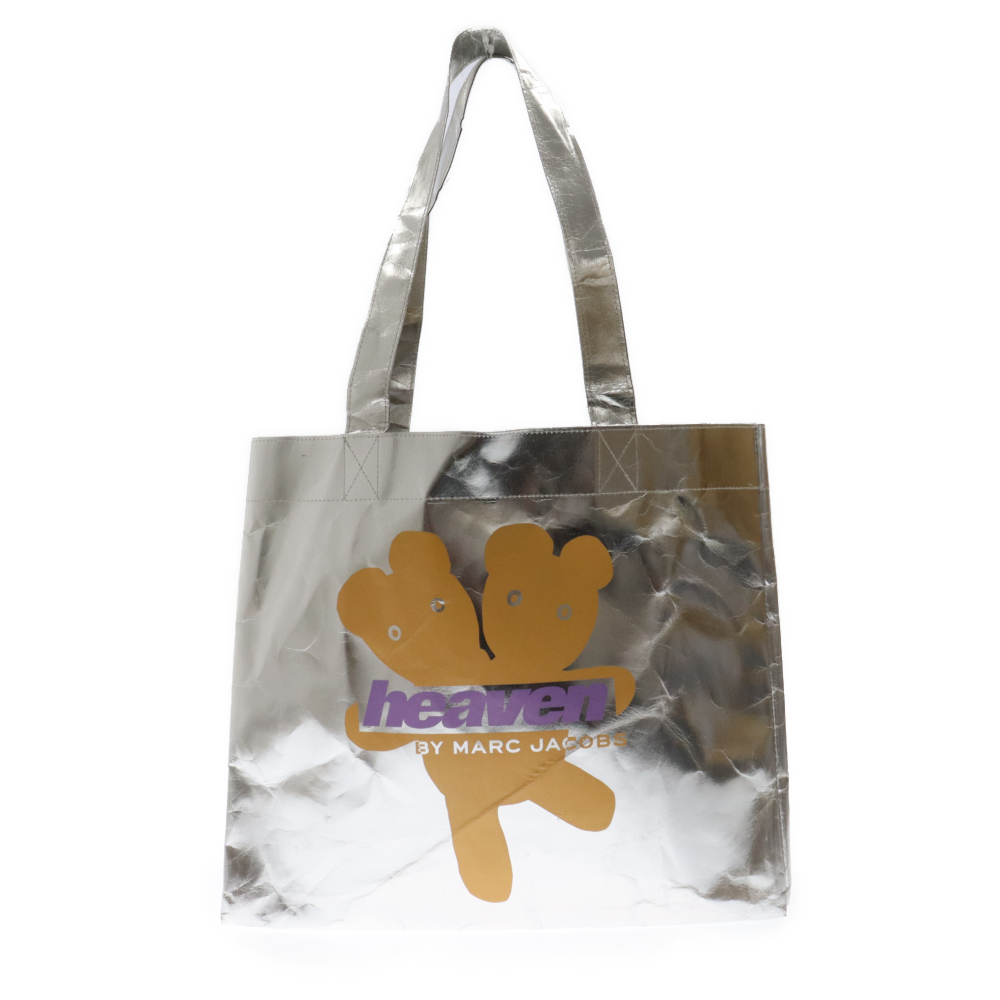 Heaven by Marc Jacobshebmbai Mark Jacobs America store limitation Logo print craft paper tote bag silver 