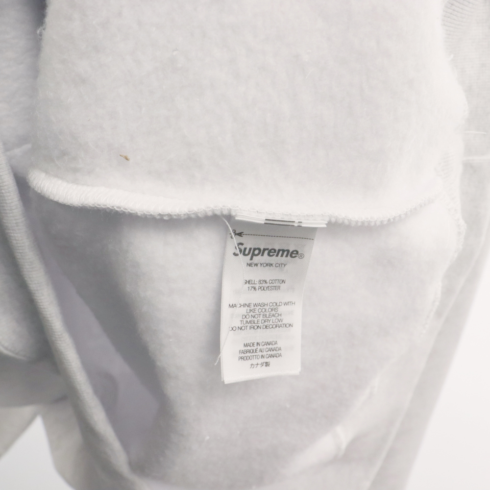 SUPREME シュプリーム 24SS Small Box Logo Hooded Sweatshirt スモールボックスロゴパーカー フーディ グレー_画像3