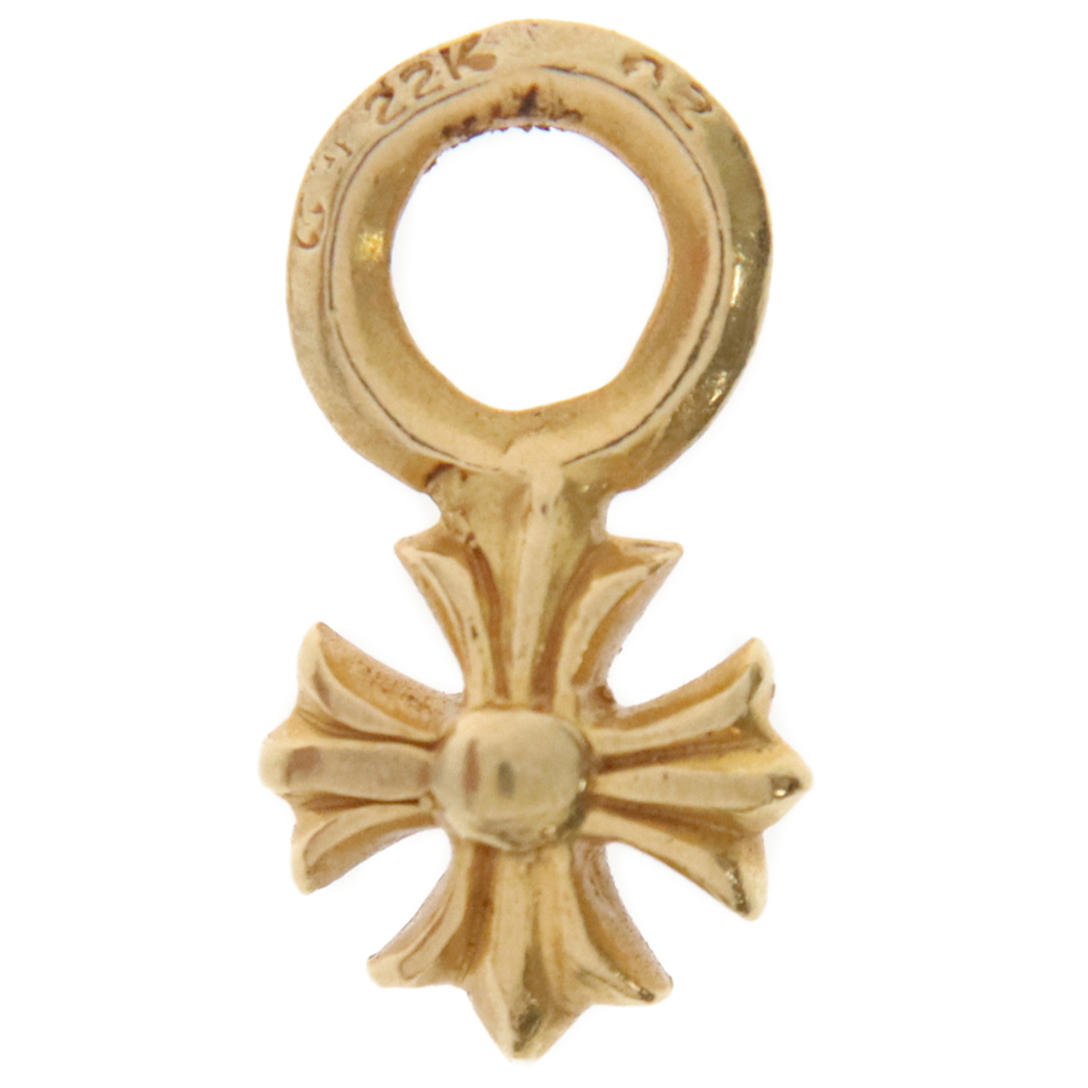 CHROME HEARTS クロムハーツ 22K STACK CH PLUS V1 CHプラス スタックチャーム ゴールド ネックレストップ
