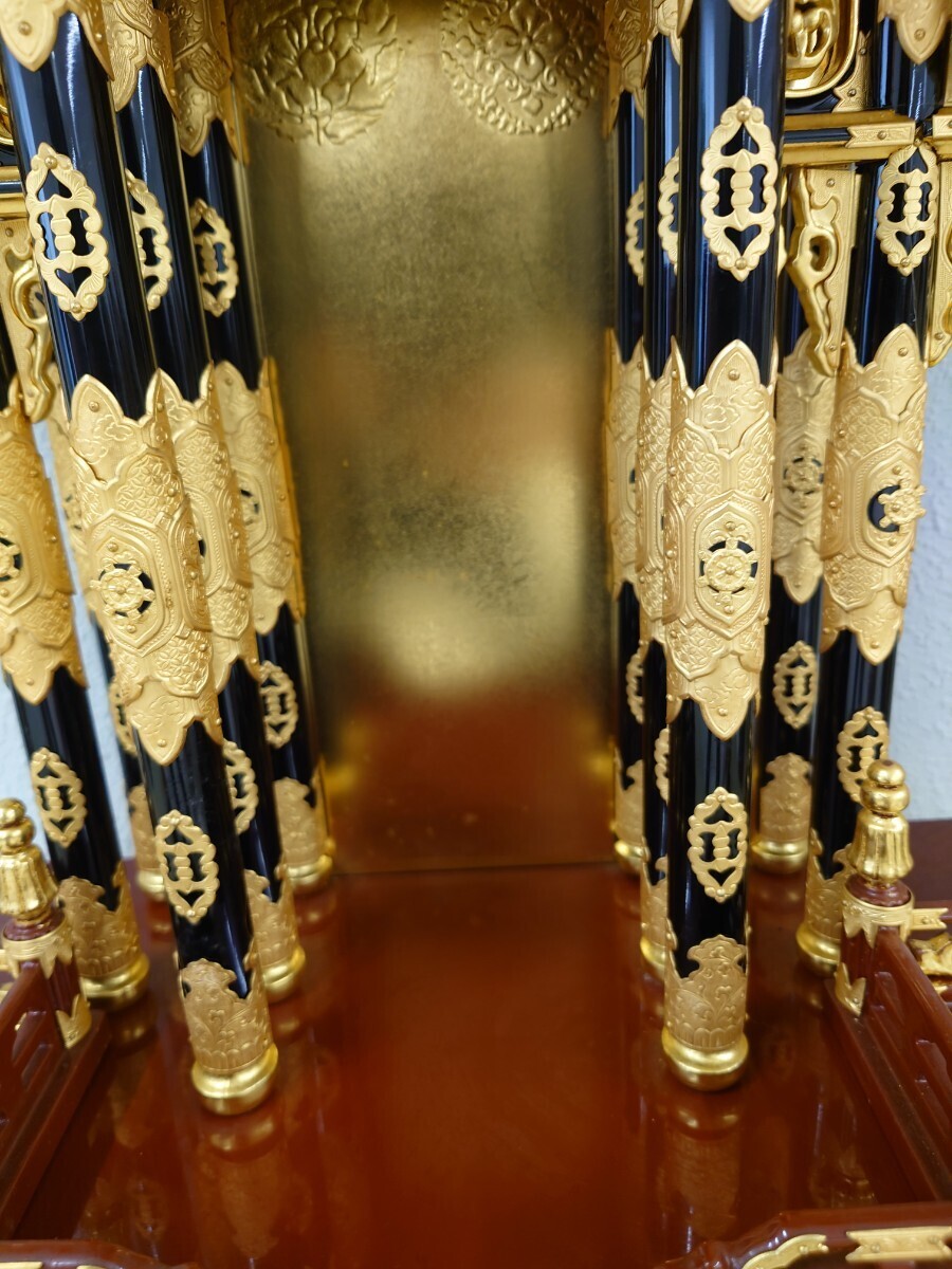 仏壇 宮殿 二重屋根 須弥壇 本金箔 仏具 木製 仏教美術 純金箔 仏壇 宮殿 二重屋根 須弥壇 本金箔 仏具 木製 仏教美術 純金箔