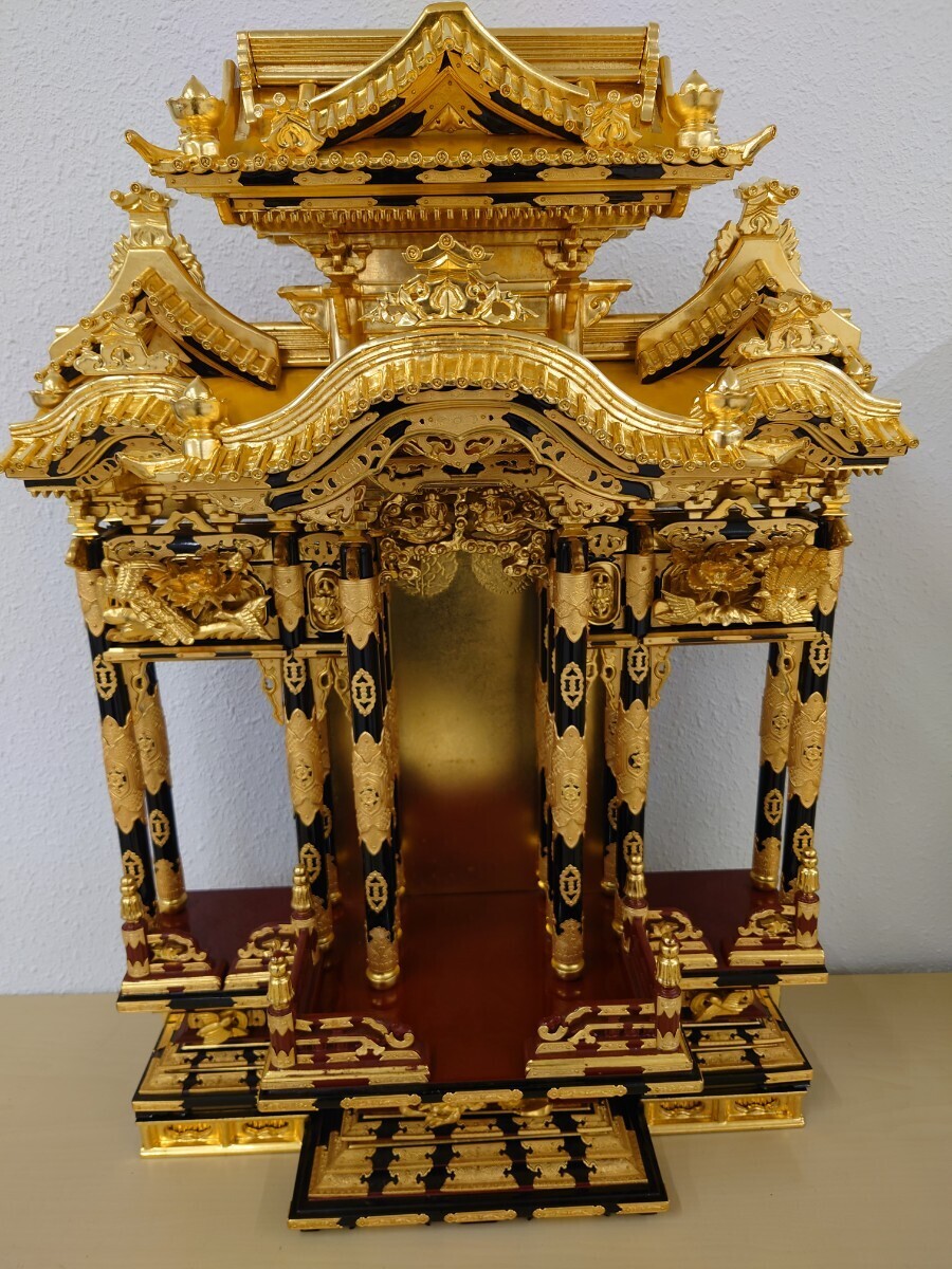 Yahoo!オークション - 仏壇 宮殿 二重屋根 須弥壇 本金箔 仏具 Yahoo!オークション - 仏壇 宮殿 二重屋根 須弥壇 本金箔 仏具