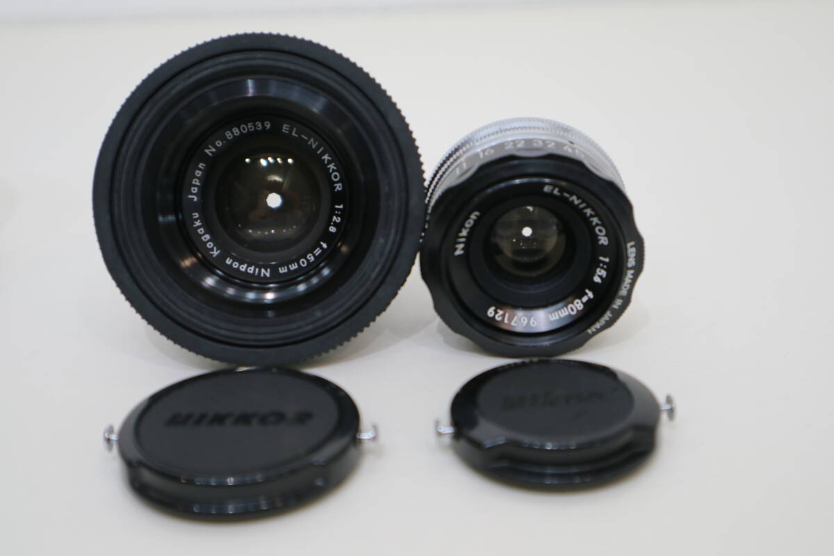 Nikon ニコン　ELレンズ 2本セット　1：2.8 f=50mm　1：5.6 f=80mm_画像4