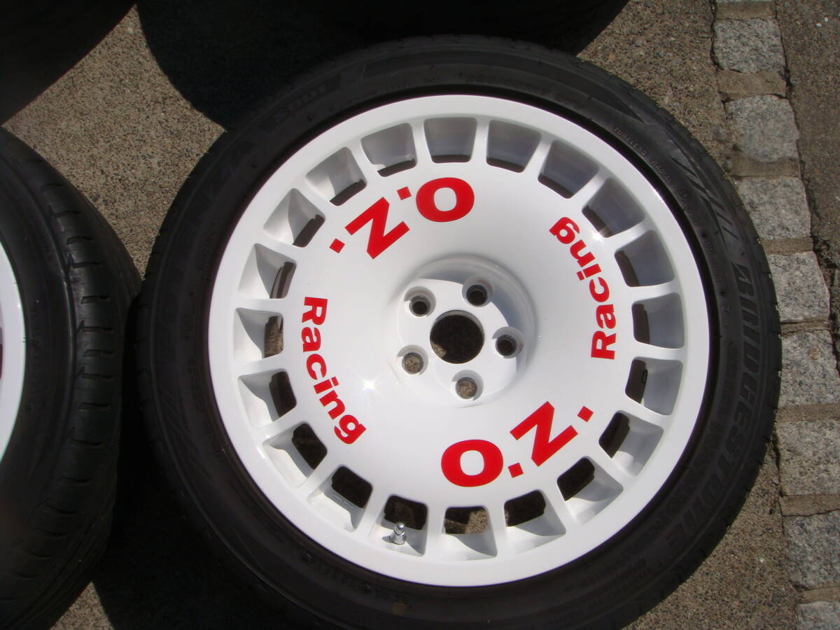 OZ RALLY RACING O.Z. ラリーレーシング 17インチ8J オフセット+35 ハブ径Φ54.1 PCD100-5穴 4本の画像3