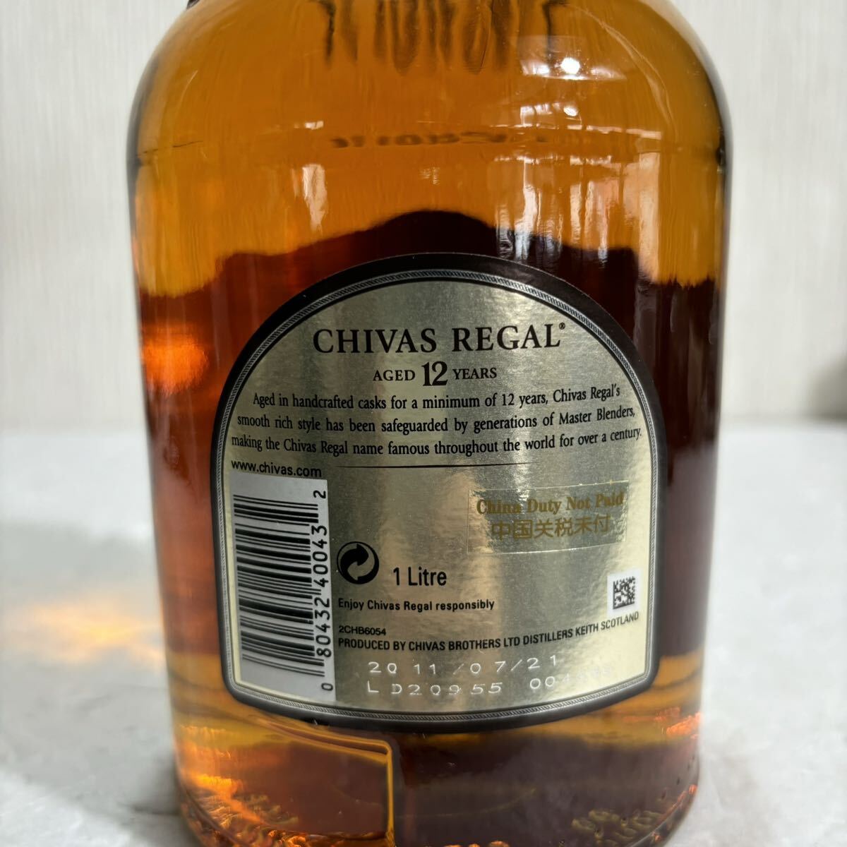 [k2908]1円スタート！CHIVAS REGAL 12年 未開栓 箱付き シーバスリーガル スコッチ ウイスキー ブレンデッド 古酒 700ml 40%の画像5