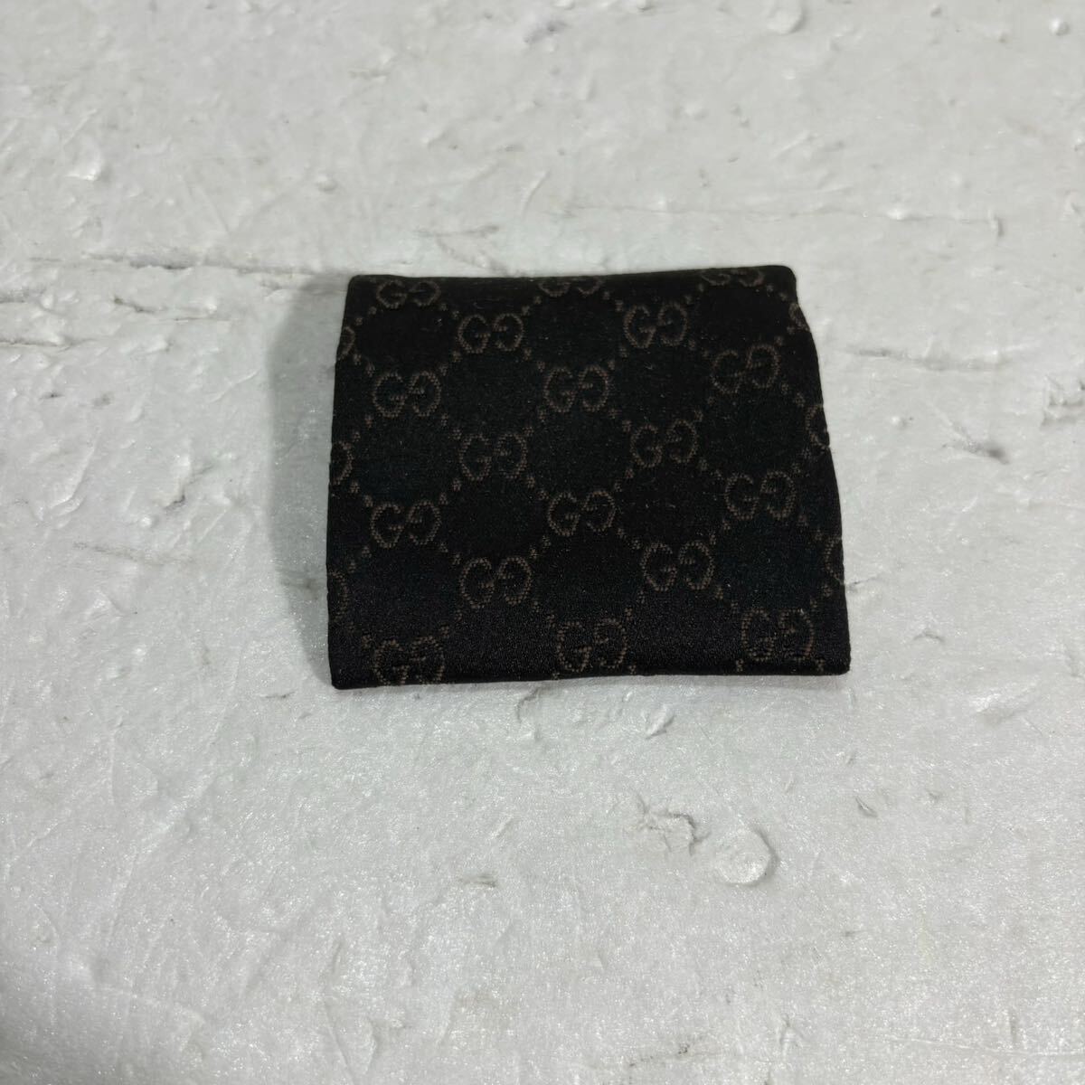 [K2921]1円スタート！GUCCI チェーン ブレスレット グッチ 袋付 ロゴ刻印有 シルバーカラー の画像6
