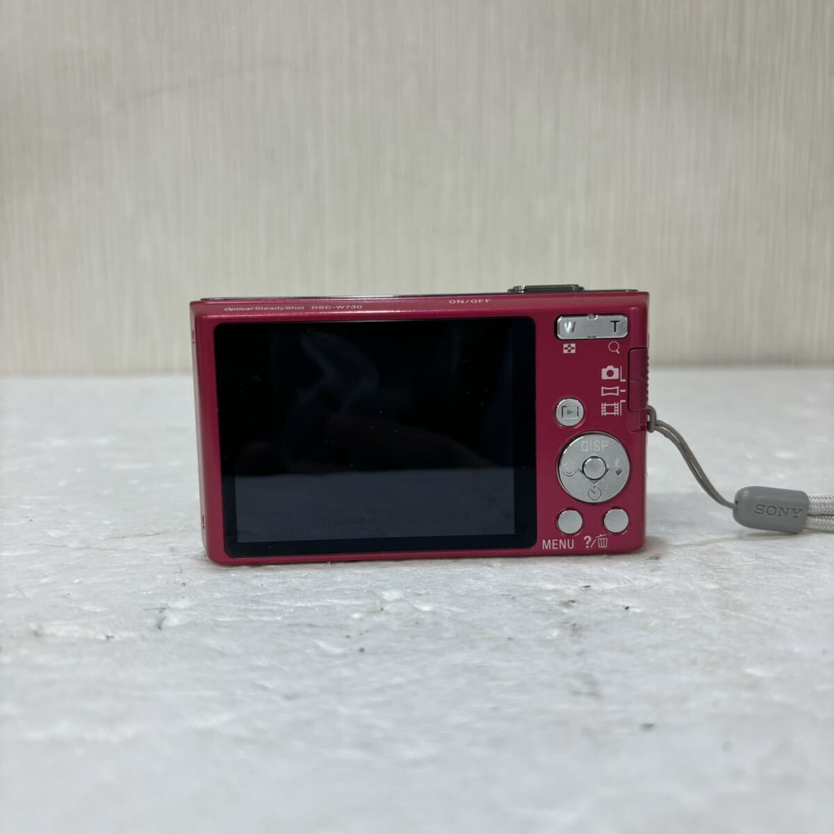 [k2935]1円スタート！SONY Cyber-shot DSC-W730 ピンク ソニー サイバーショット コンパクトデジタルカメラ バッテリー付の画像5