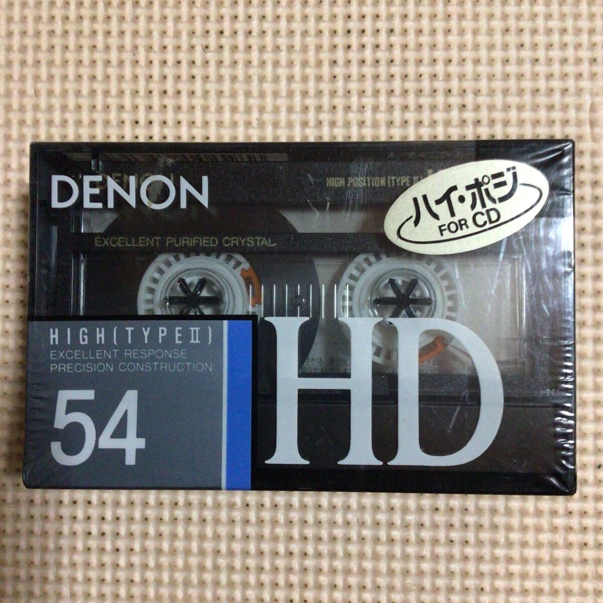 DENON【日本コロンビア】HD 54 2パック　ハイポジション　カセットテープ【未開封新品】★_画像1