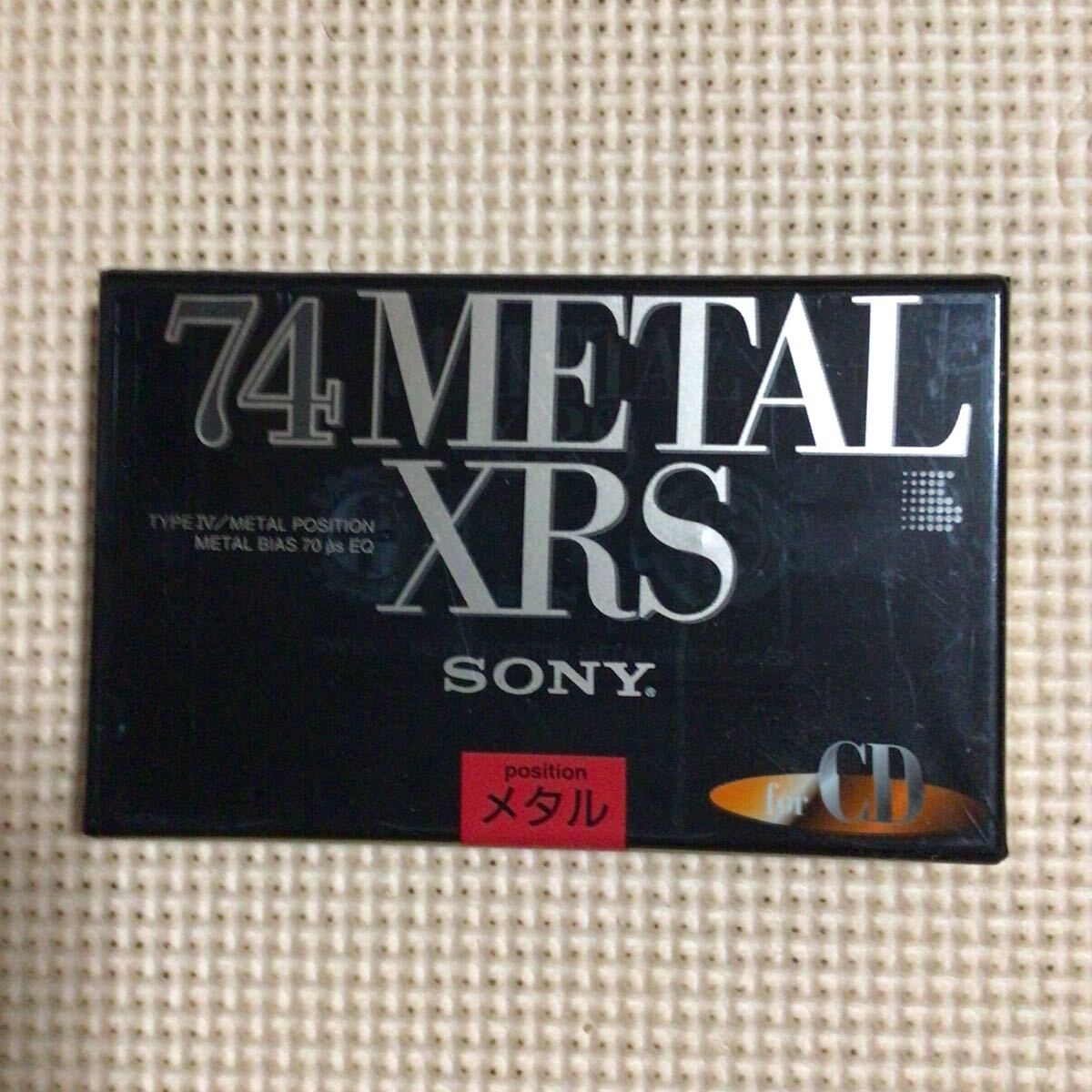 SONY 74 METAL XRS メタルポジション　カセットテープ【未開封新品】■■_画像1