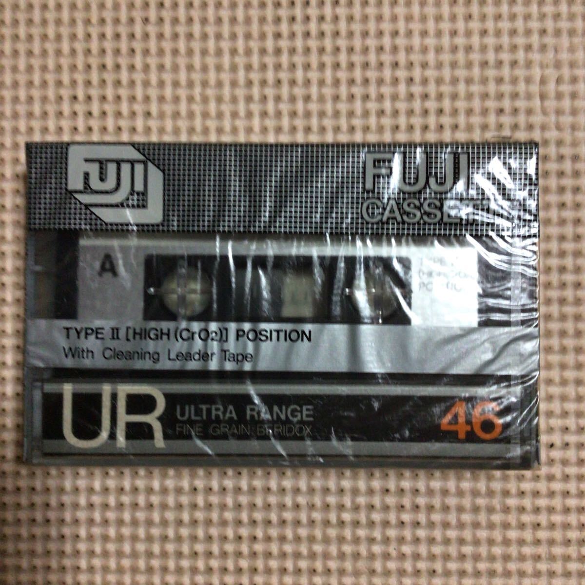 FUJI【富士写真フィルム株式会社】 UR 46 【CrO2】ハイポジション カセットテープ【未開封新品】★の画像1