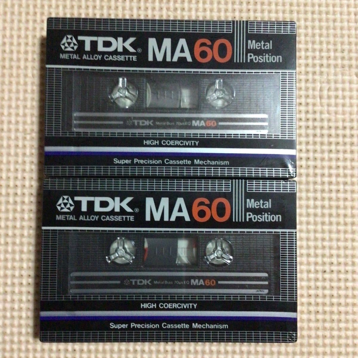 TDK MA 60 メタルポジション カセットテープ2本セット【未開封新品】■■の画像1