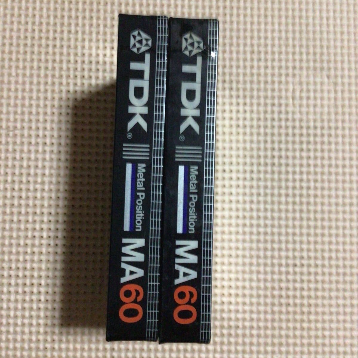 TDK MA 60 メタルポジション カセットテープ2本セット【未開封新品】■■の画像2