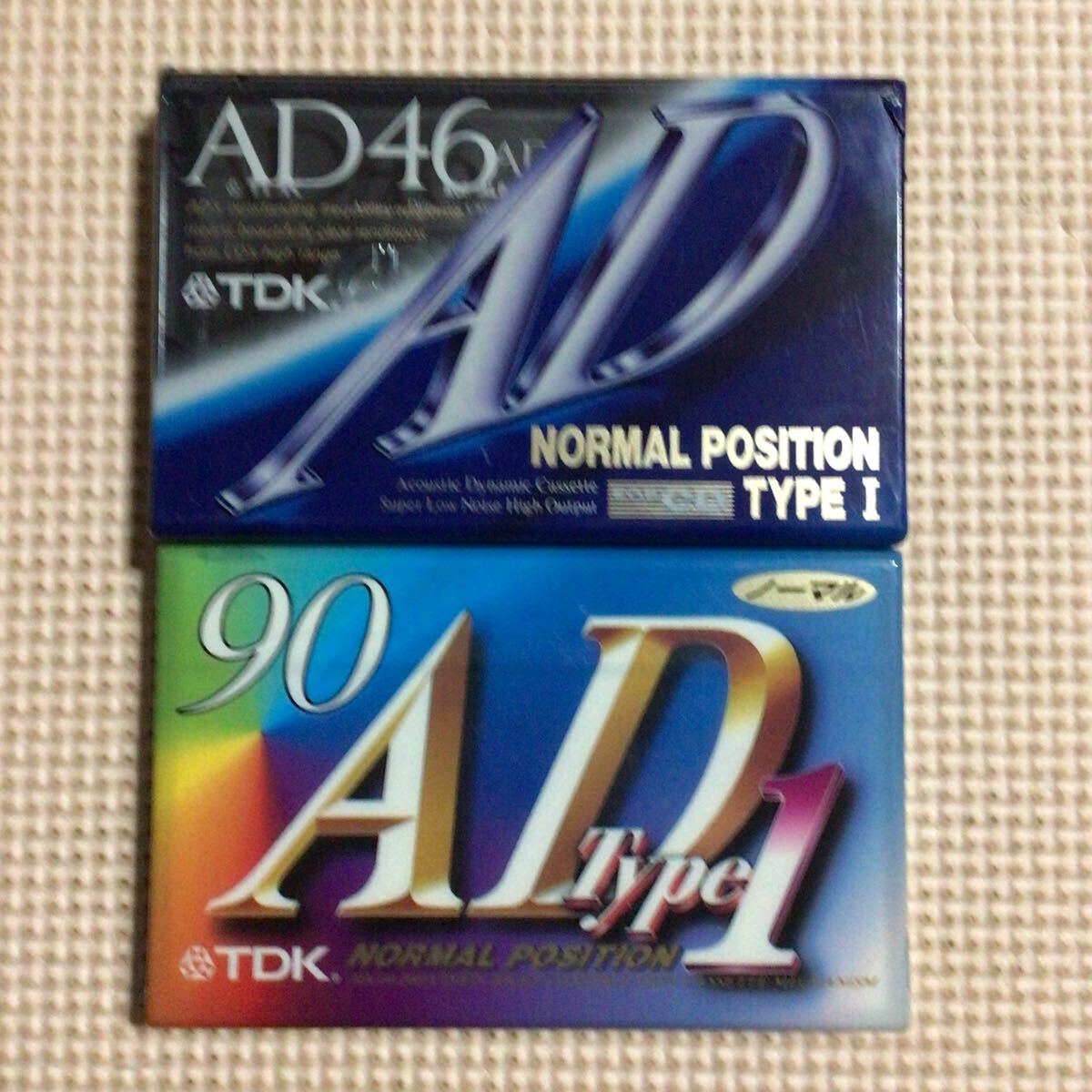 TDK AD 46.90 ノーマルポジション カセットテープ2本セット【未開封新品】■■の画像1