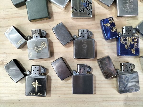 E9 1円～ ジャンク品 ジッポ ZIPPO オイルライター 喫煙具 喫煙グッズ 大量 まとめて 41点セット