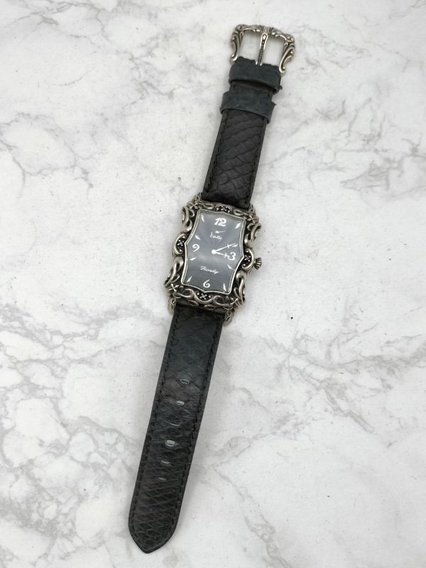 S54 1円～ 不動品 K-SMITH ケースミス ArgentoFiordy シルバー ブレスレット 腕時計の画像10