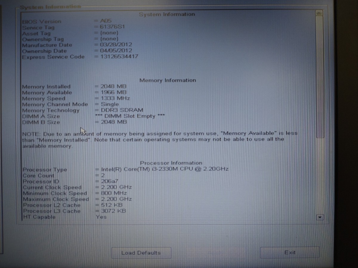 中古 DELL LATITUDE Corei3 Windows7 ノートパソコンの画像4