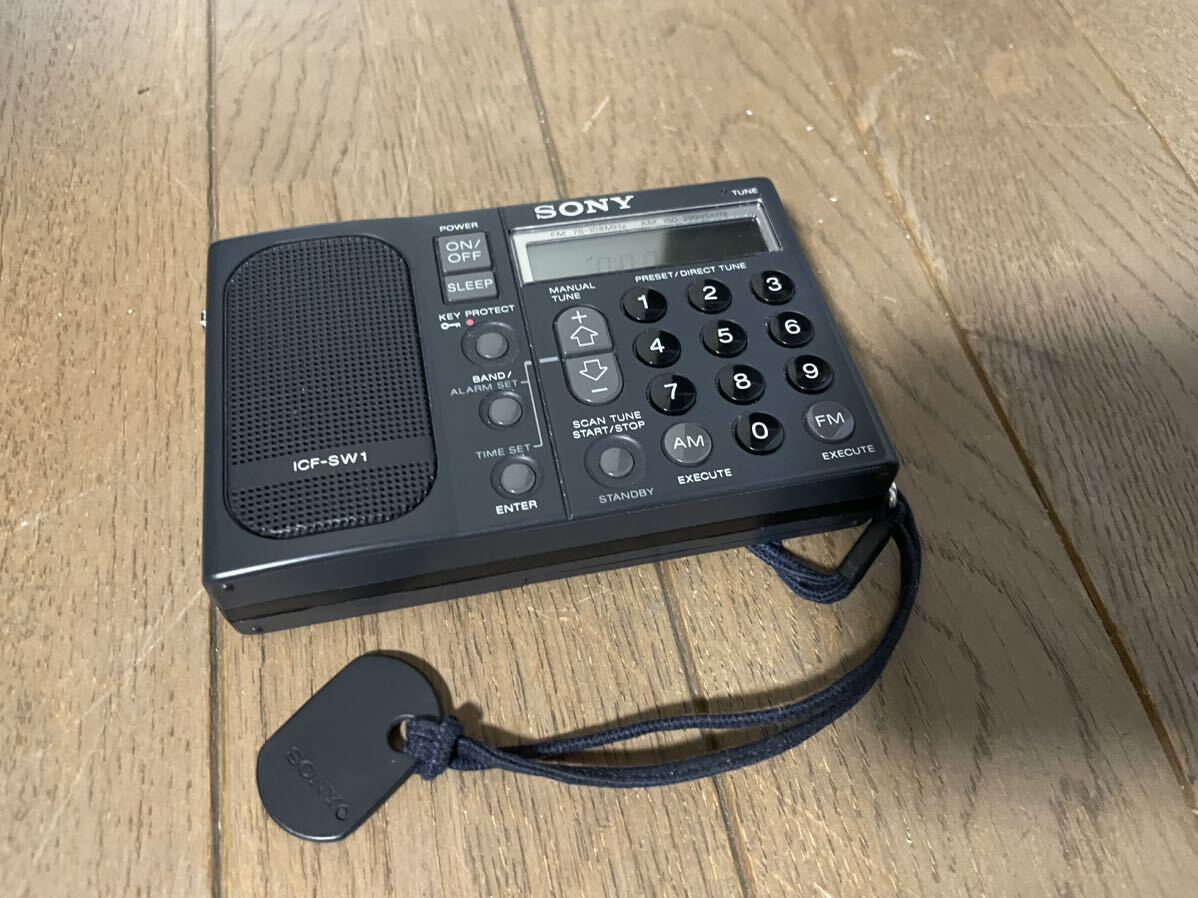 展示品★新品同様★SONY★FMステレオ LM/MW/SW.PLL★シンセサイザーレシーバー★ICF-SW1★ラジオ★完動品★動作確認済み★ワールドバンド★