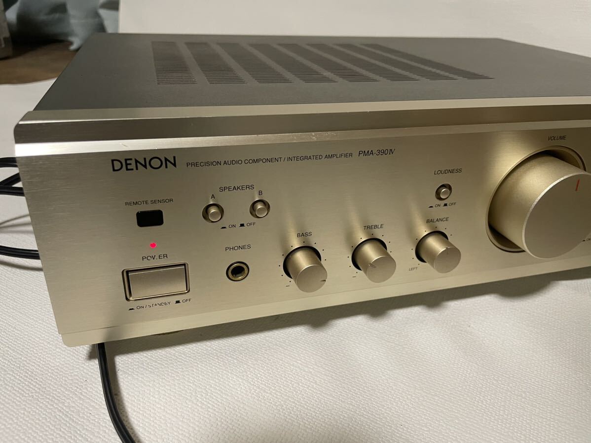 展示品★外装新品同様★DENON★デノン★デンオン★PMA-390IV★プリメインアンプ★シャンパンゴールド★オーディオ機器★音響★完動品★_画像9