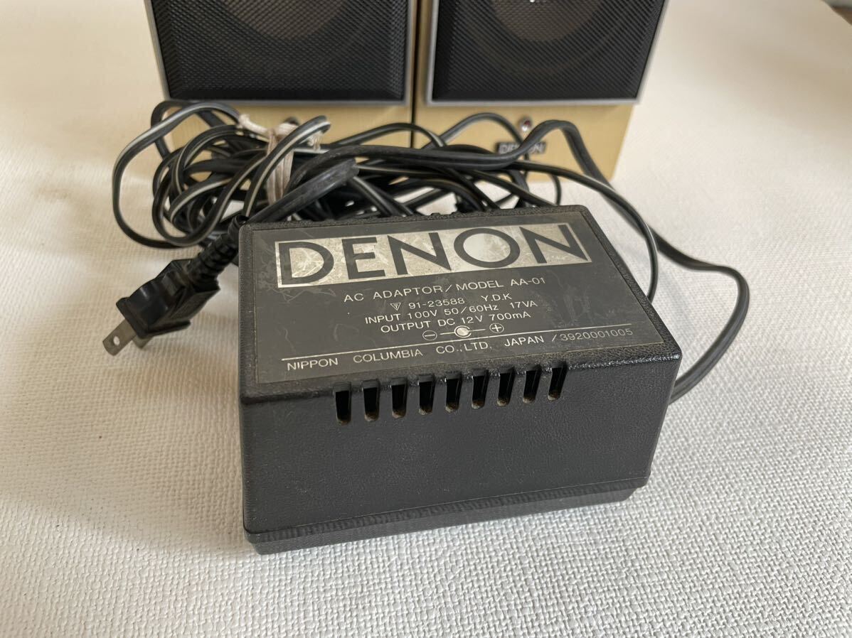 展示品★DENON★デノン★デンオン★アンプ内蔵ミニスピーカー★SC-C1★ペア★完動品★動作確認済み★の画像4