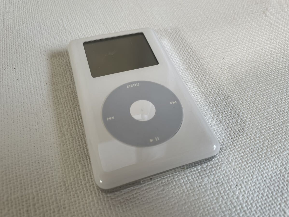 展示品★極美品★Apple★アップル★iPod classic★A1059★第4世代★20GB★ホワイト★プレーヤー★完動品★動作確認済み★の画像1