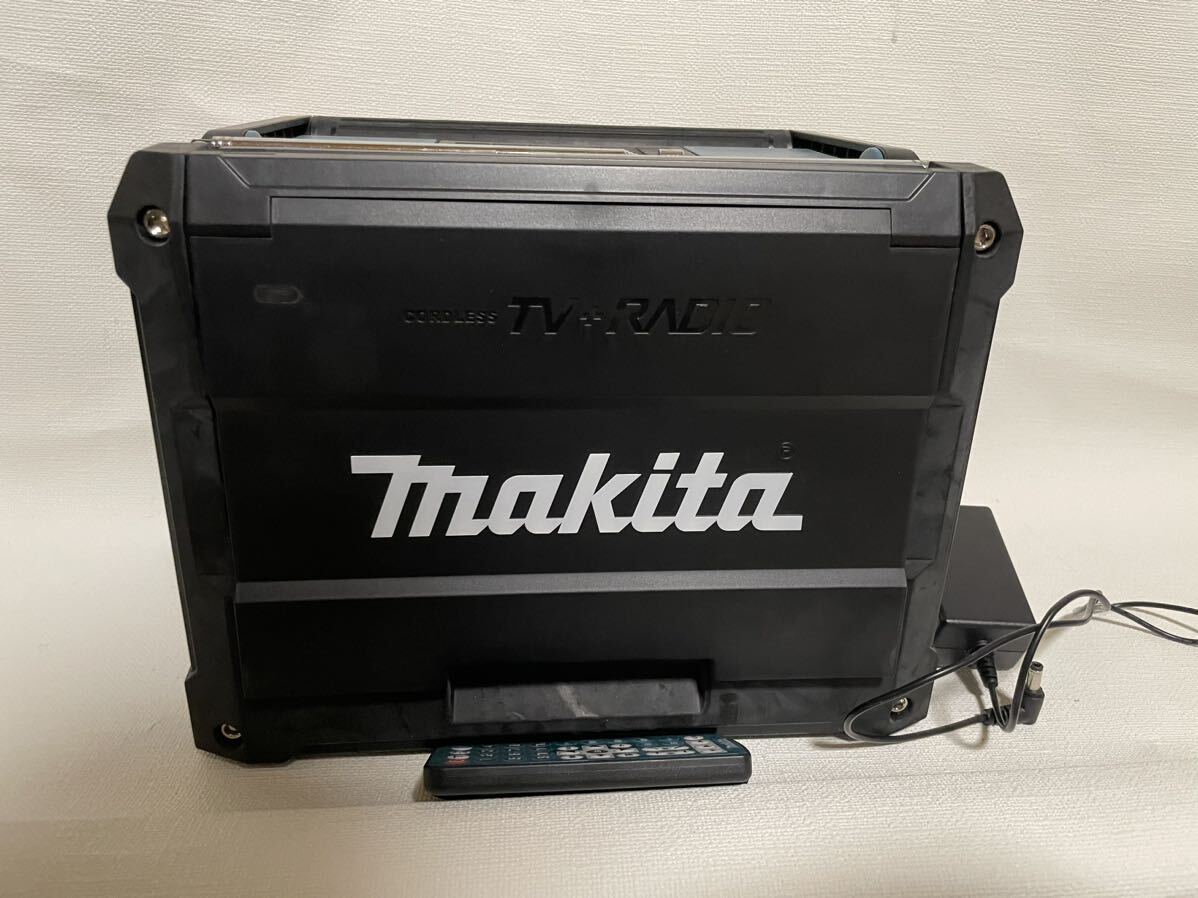 展示品★新品同様★makita★マキタ★充電式ラジオ付テレビ★TV100 付属品有り★地デジ★ワンセグ★18V/14.4V/10.8V対応★防災★現場★の画像1