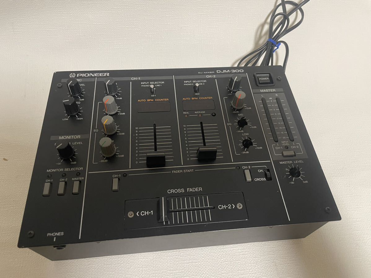 展示品★極美品★Pioneer★パイオニア★パフォーマンスDJミキサー★MIXER★DJM-300★完動品★動作確認済み★