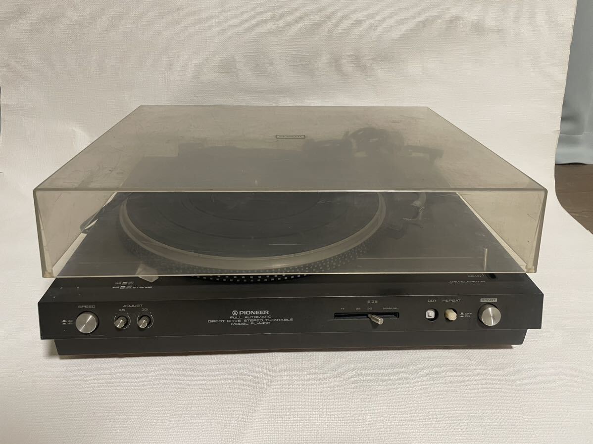 展示品★PIONEER★パイオニア★ターンテーブル★レコードプレーヤー★PL-A450★TURNTABLE★動作品★の画像1