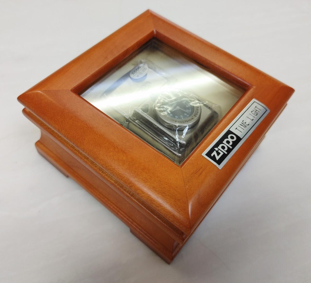 ZIPPO U.S.TRADITIONAL 時計付き made in US トラディショナル 未使用 時計電池止まりの画像3
