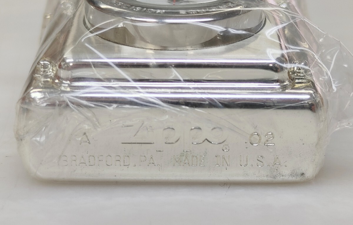 ZIPPO U.S.TRADITIONAL 時計付き made in US トラディショナル  未使用 時計電池止まりの画像6