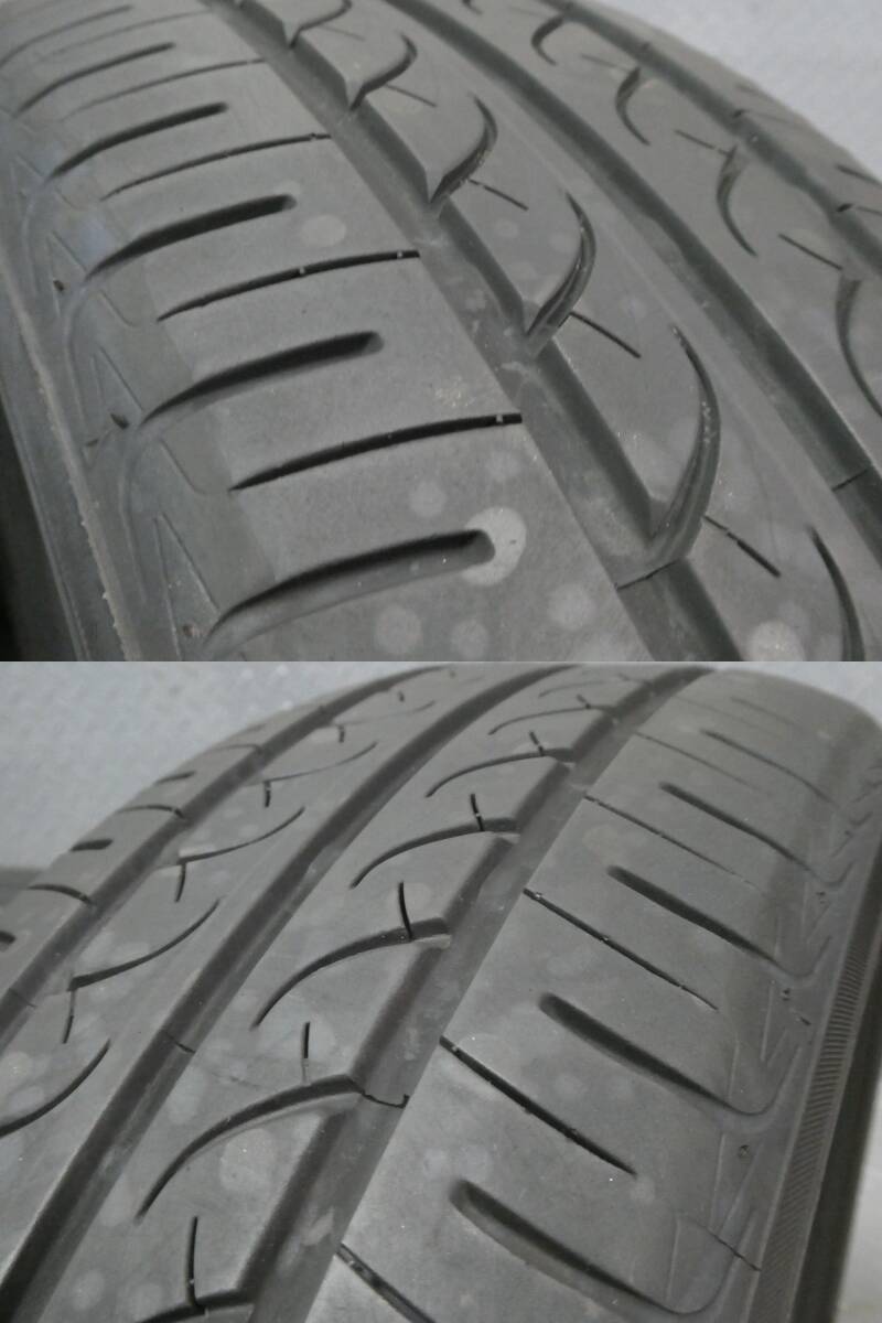 中古4本バリ山セット ヨコハマ BluEarth AE01F 185/55R16 83V 2022年製 フィット アクア フィールダー スイフト ブルーアース 低燃費タイヤ_画像5