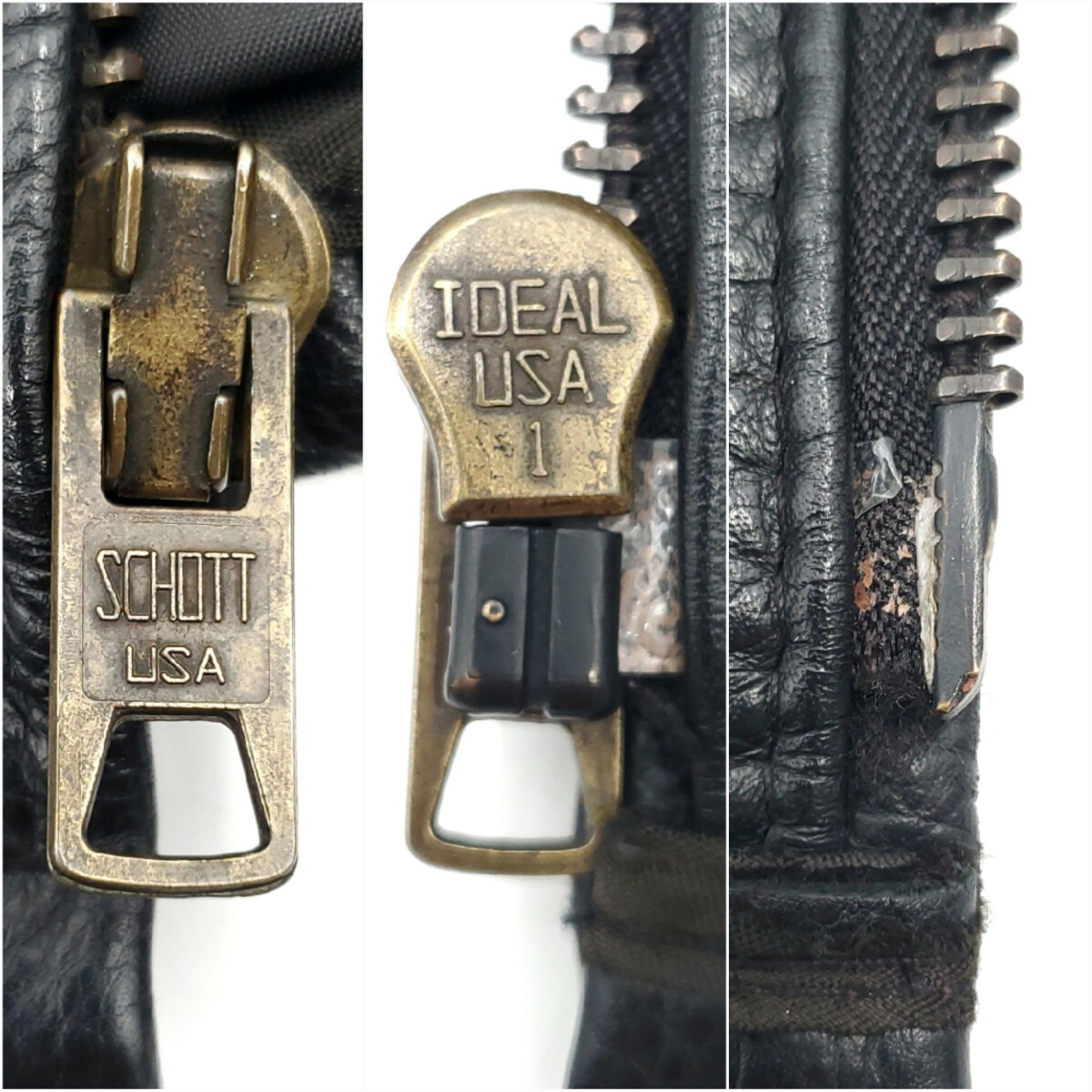 大きいサイズ 42 Schott USA製レザーコート黒メンズXL本革 大きいサイズ 42 Schott USA製レザーコート黒メンズXL本革