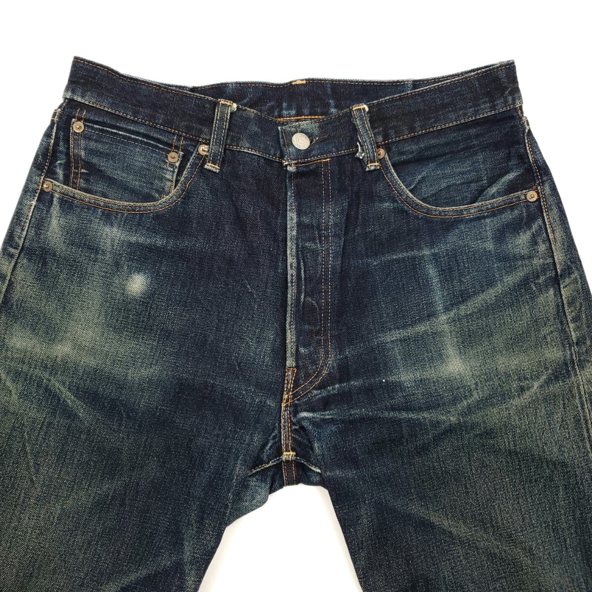 大きめサイズW33 Levi's 55501 日本製ビンテージ加工復刻 大きめサイズW33 Levi's 55501 日本製ビンテージ加工復刻