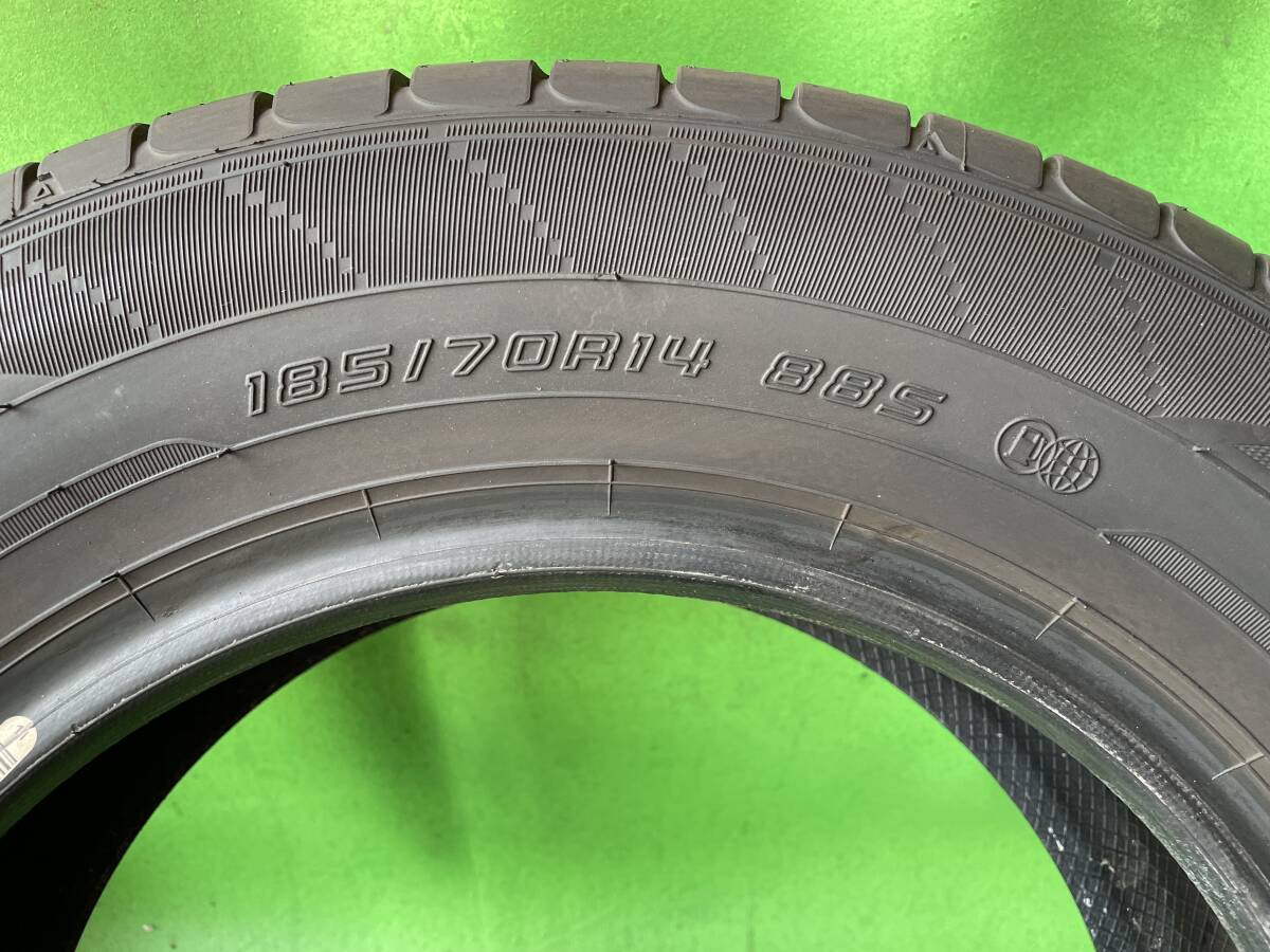 185/70R14 88S ダンロップ エナセーブ EC204 2本セット 22年製 ノート フリード など 夏タイヤ 激安！の画像2